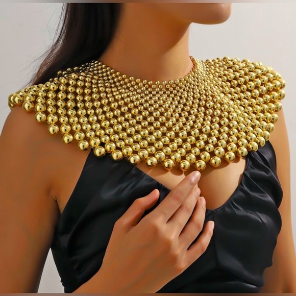 Indian Jewelry Design African Bib Torques Chokers Necklaces for Women - Picture 1 of 5